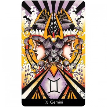 Kosmetinis defektas Eight Coins Astrology Orakulo kortos US Games Systems